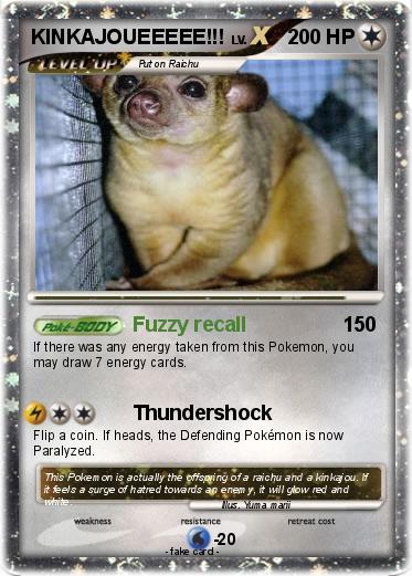 Pokemon KINKAJOUEEEEE!!!