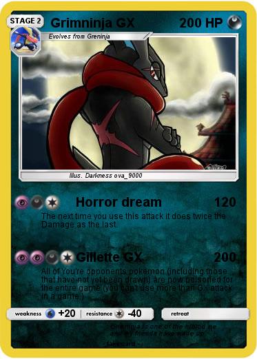 Pokemon Grimninja GX
