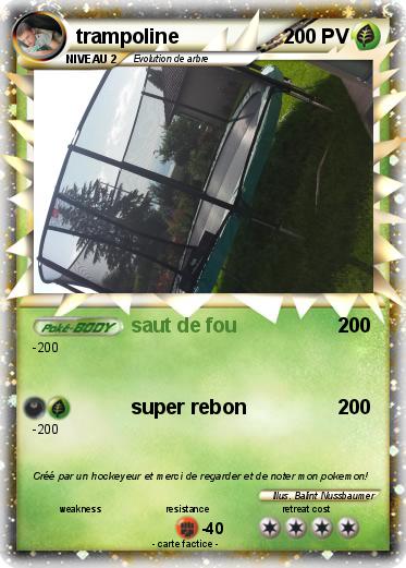 Pokemon trampoline