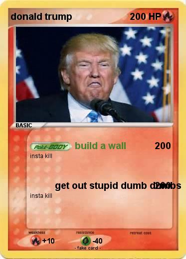 Pokemon donald trump