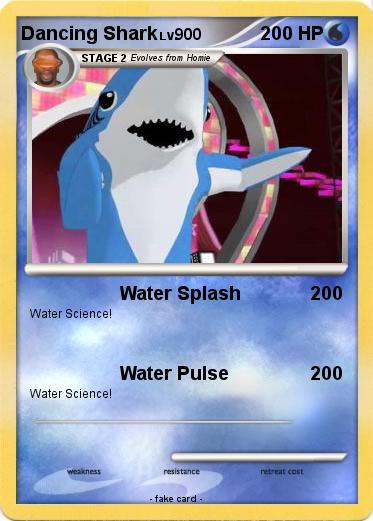 Pokemon Dancing Shark