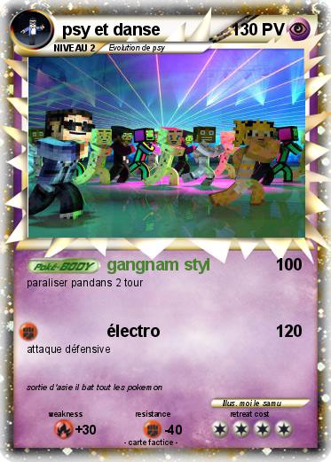 Pokemon psy et danse