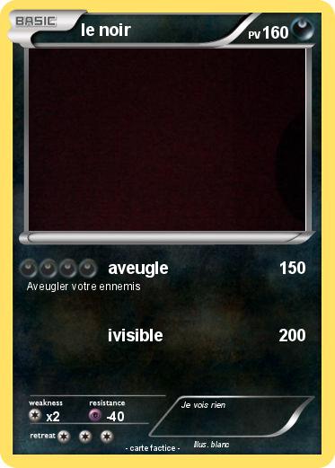 Pokemon le noir