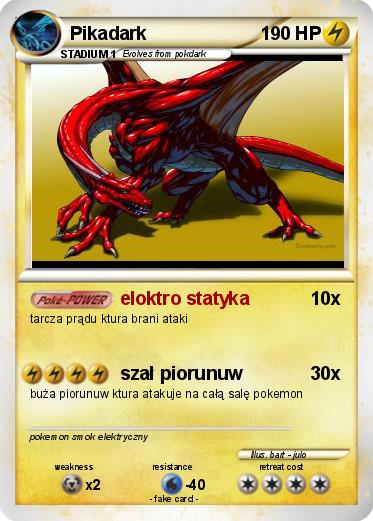 Pokemon Pikadark