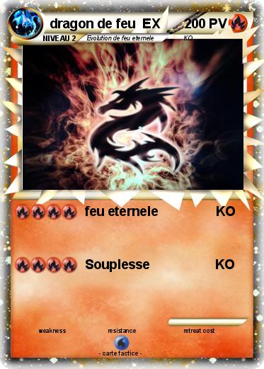 Pokemon dragon de feu  EX