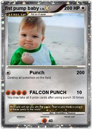 Pokemon fist pump baby