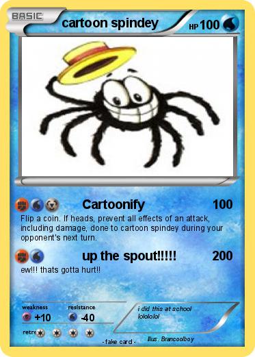 Pokemon cartoon spindey