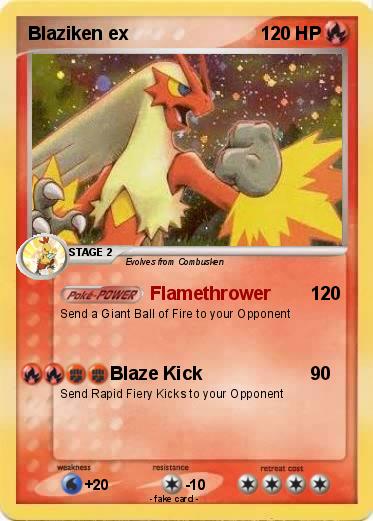 Pokemon Blaziken ex