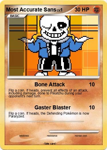 Pokemon Most Accurate Sans