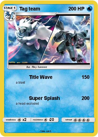 Pokemon Tag team