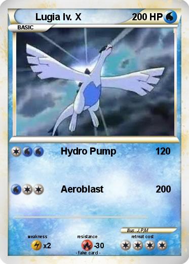 Pokemon Lugia lv. X