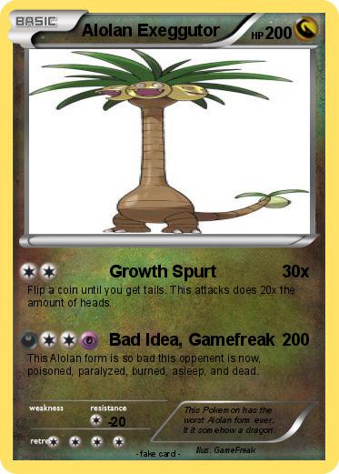Pokemon Alolan Exeggutor