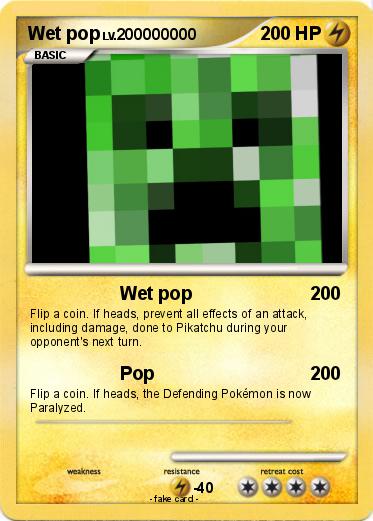 Pokemon Wet pop