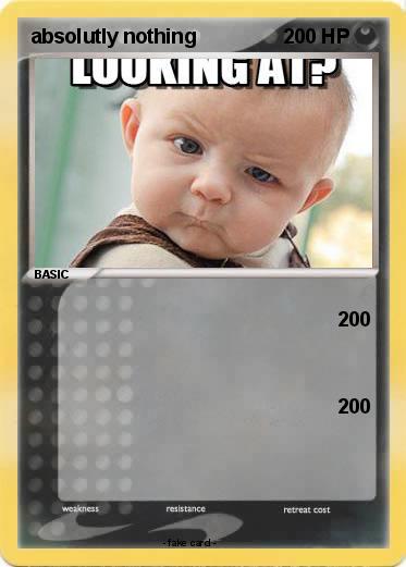 Pokemon absolutly nothing