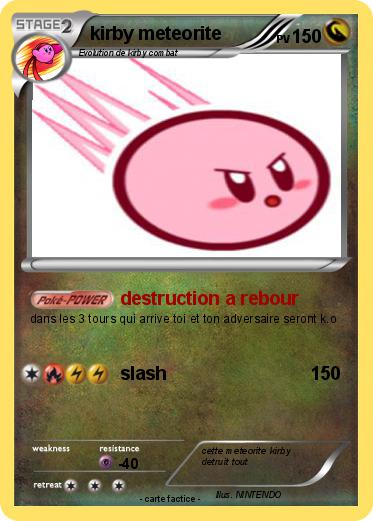 Pokemon kirby meteorite