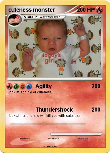 Pokemon cuteness monster