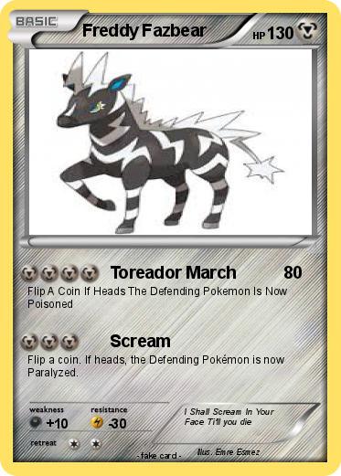 Pokemon Freddy Fazbear