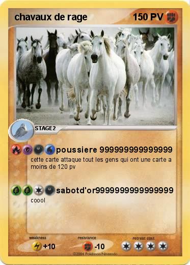 Pokemon chavaux de rage
