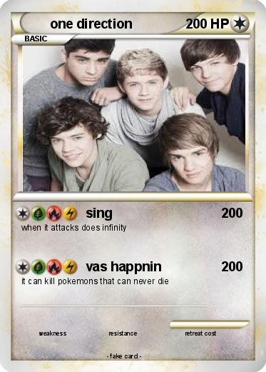 Pokemon one direction