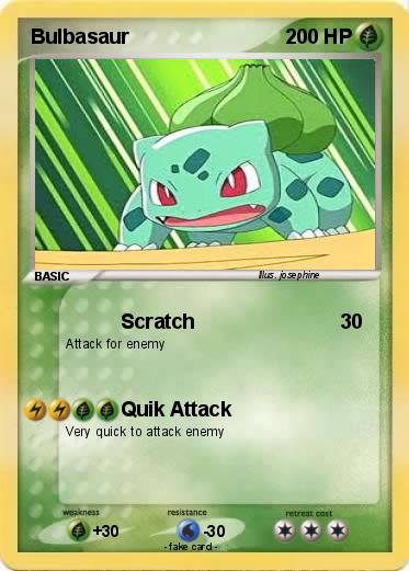 Pokemon Bulbasaur