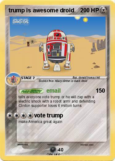 Pokemon trump is awesome droid