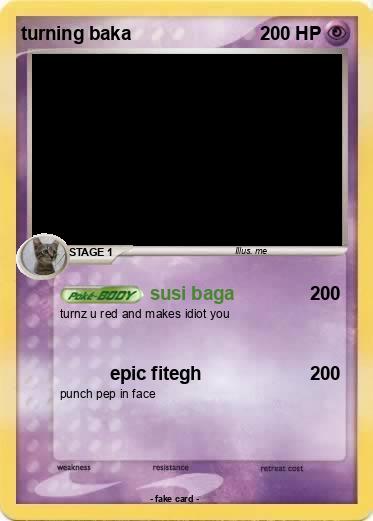 Pokemon turning baka