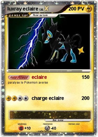 Pokemon luxray eclaire