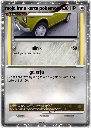 Pokemon moja inna karta pokemon
