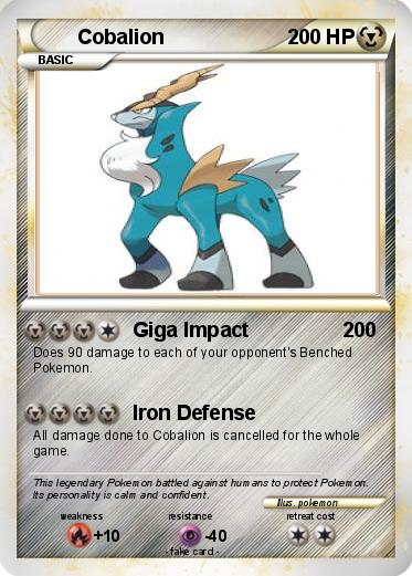 Pokemon Cobalion