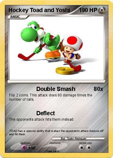 Pokemon Hockey Toad and Yoshi