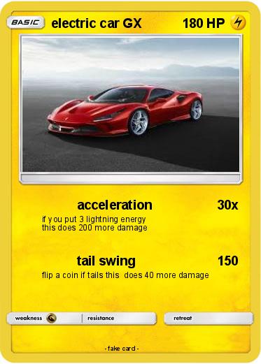 Pokemon electric car GX