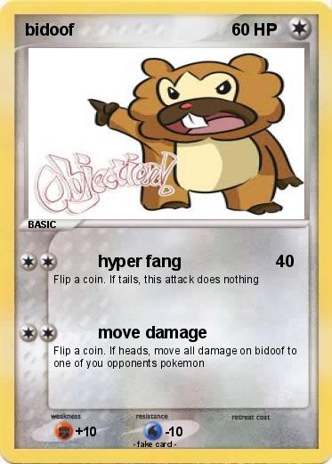 Pokemon bidoof