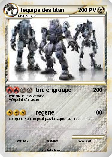 Pokemon lequipe des titan