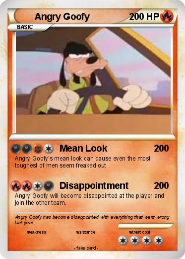 Pokemon Angry Goofy