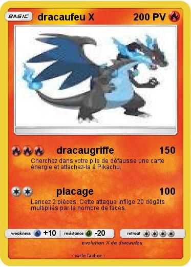Pokemon dracaufeu X