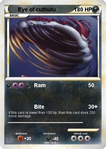 Pokemon Eye of cuthulu