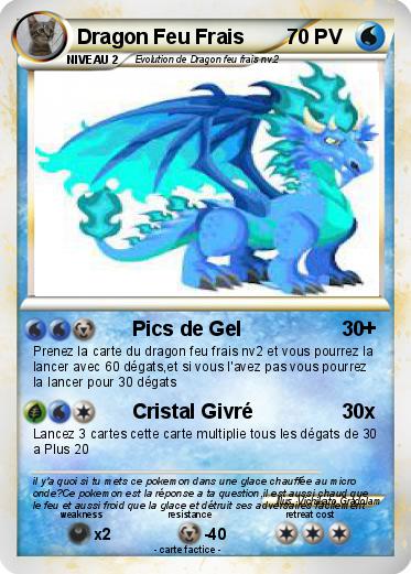 Pokemon Dragon Feu Frais