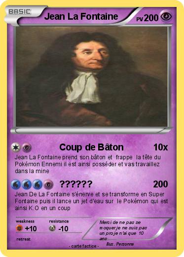 Pokemon Jean La Fontaine