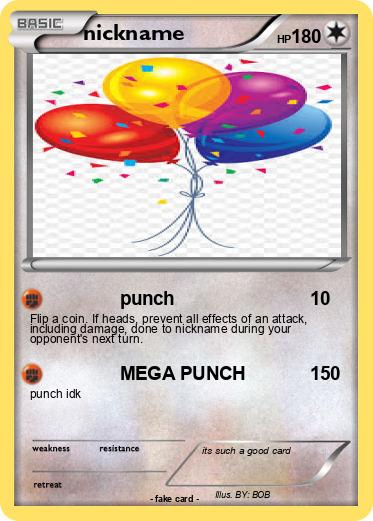 Pokemon nickname