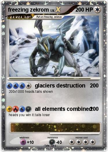 Pokemon freezing zekrom
