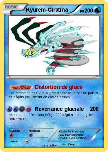 Pokemon Kyurem-Giratina