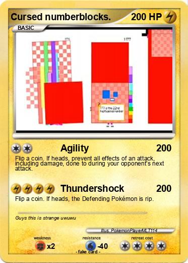 Pokemon Cursed numberblocks.