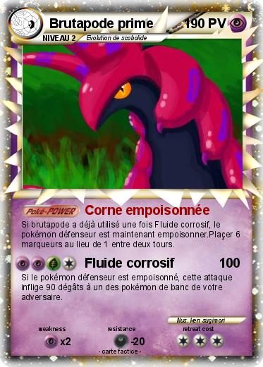 Pokemon Brutapode prime