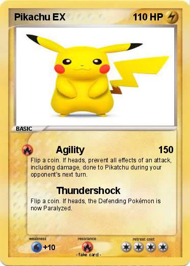 Pokemon Pikachu EX