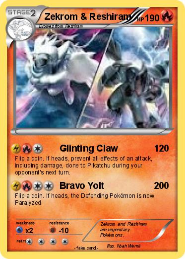 Pokemon Zekrom & Reshiram