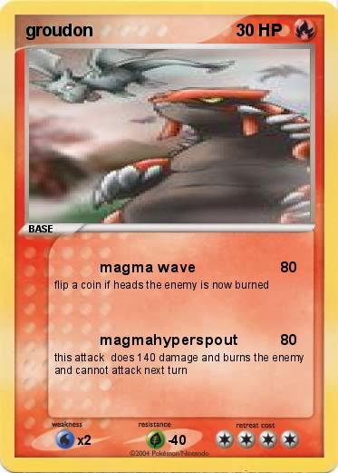 Pokemon groudon