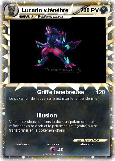 Pokemon Lucario v.tènèbre