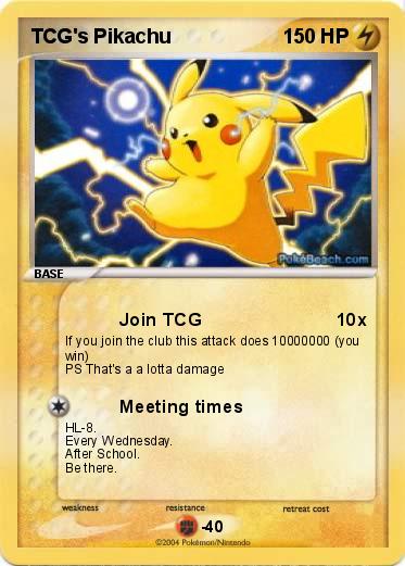 Pokemon TCG's Pikachu