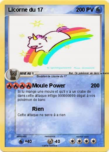 Pokemon Licorne du 17