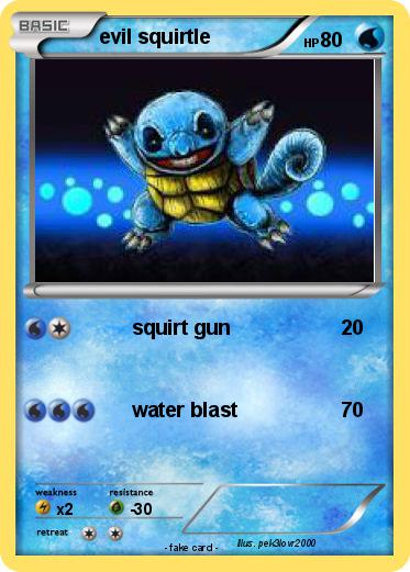Pokemon evil squirtle